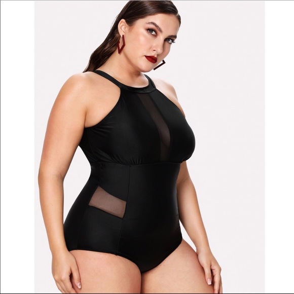 Sexy Black Mesh Swimsuit. NWT - Picture 4 of 6